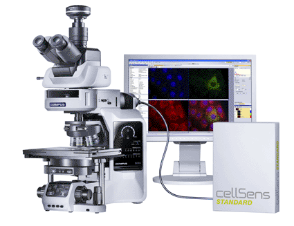 Image: The BX63 Microscope System (photo courtesy of Olympus).